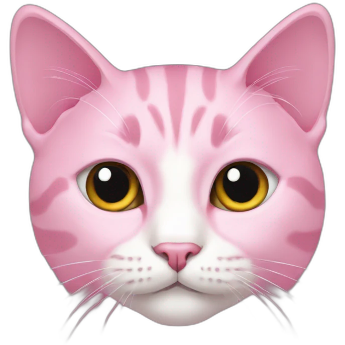 Cat-pink emoji