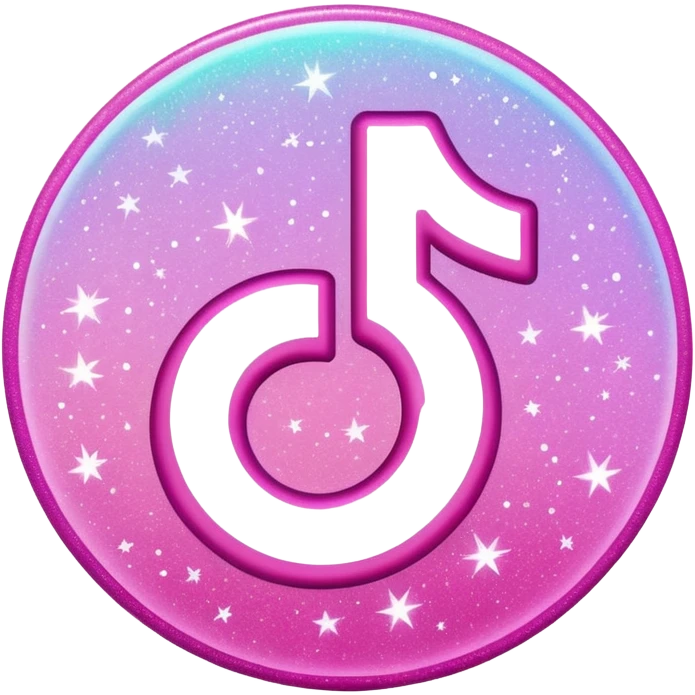 glitter pink symbol TikTok emoji