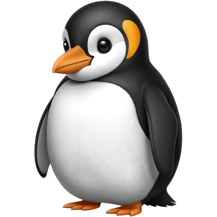 펭귄이 추워하는 모습 emoji