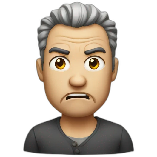 angry foreigner emoji