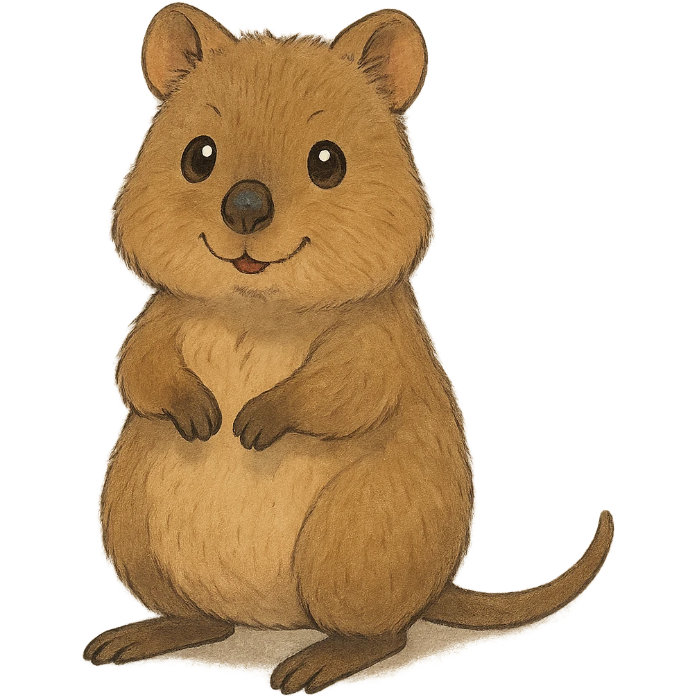 cute quokka emoji