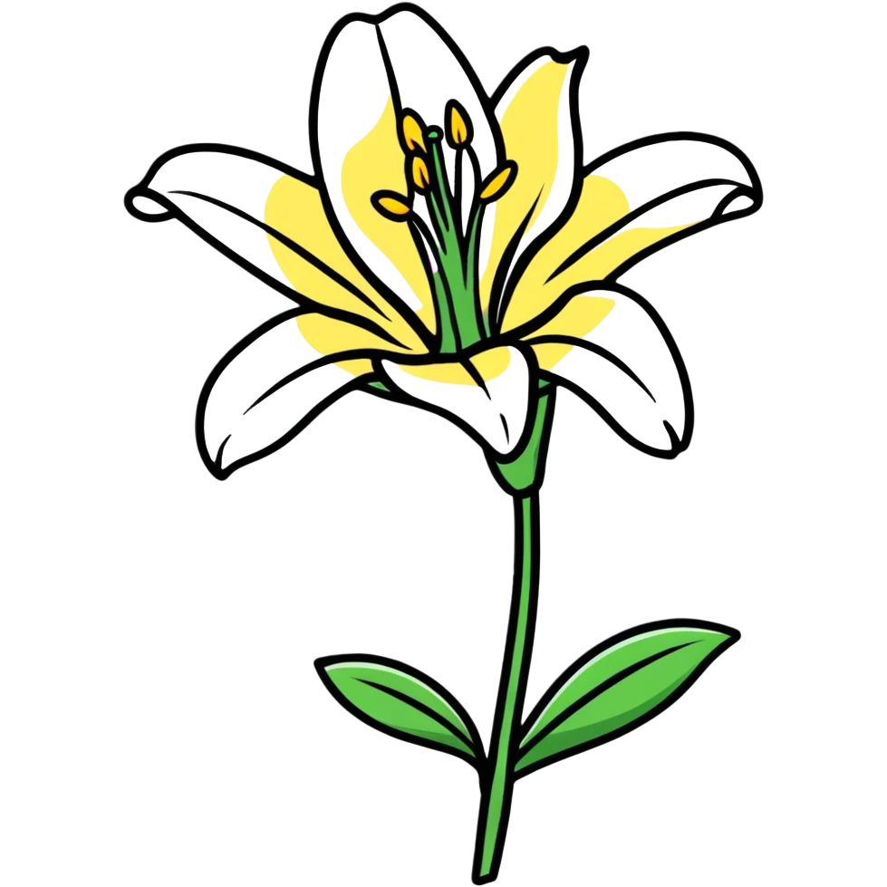 lily flower emoji