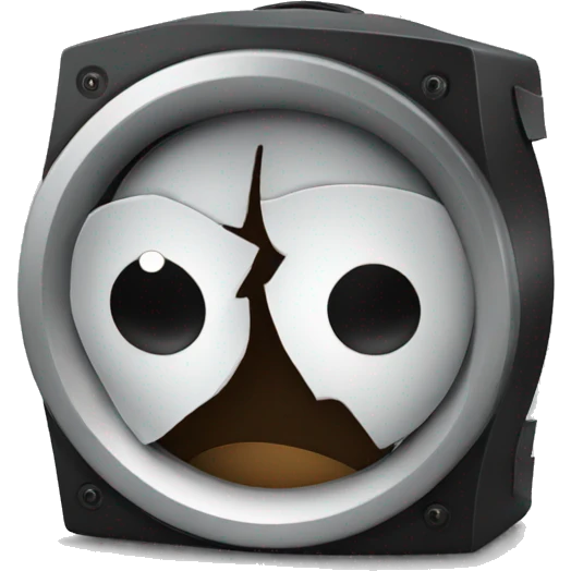 Broken speaker emoji