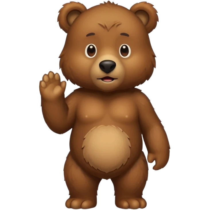 Сделай медведя emoji