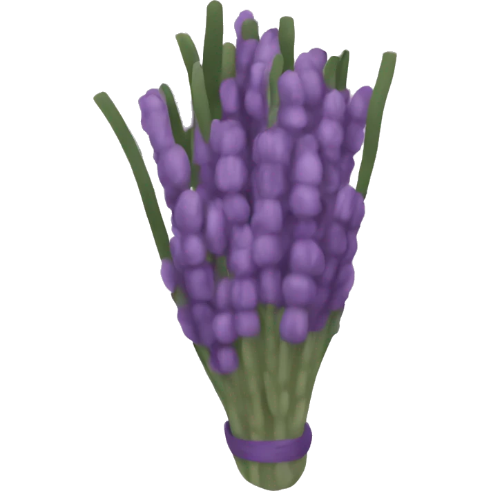 a lavender scaf emoji