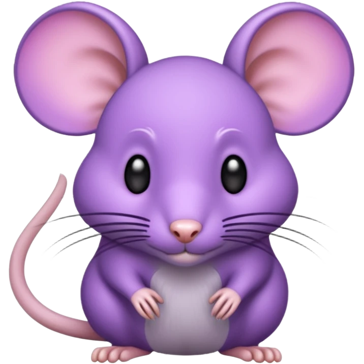Purple rat emoji