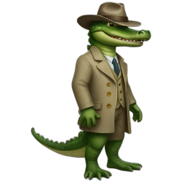 aligator detective emoji