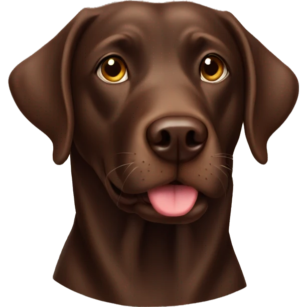 chocolate lab emoji