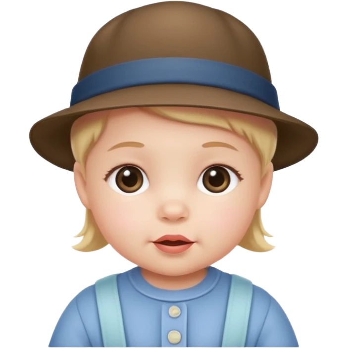 baby with hat emoji