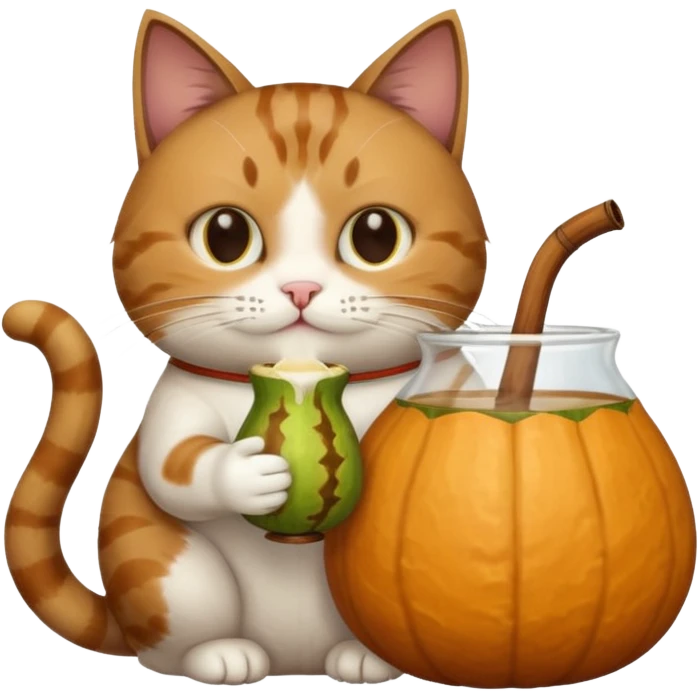 gato tomando mate emoji