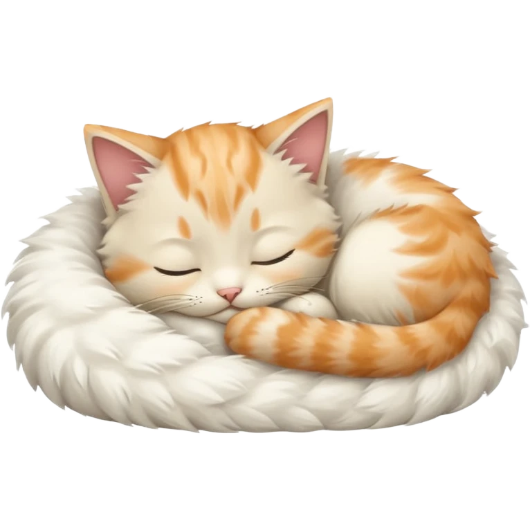 kitten sleeping emoji