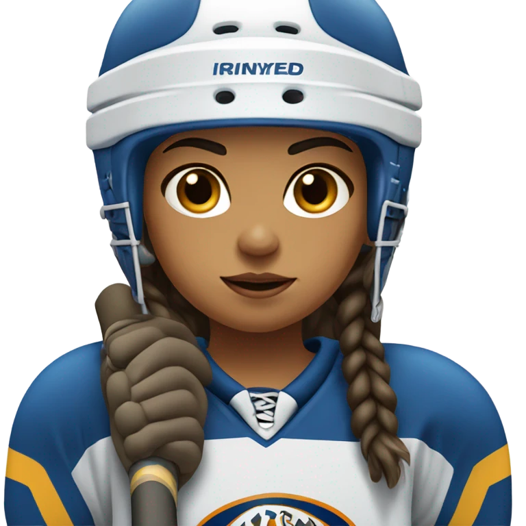 Girl hockey player emoji
