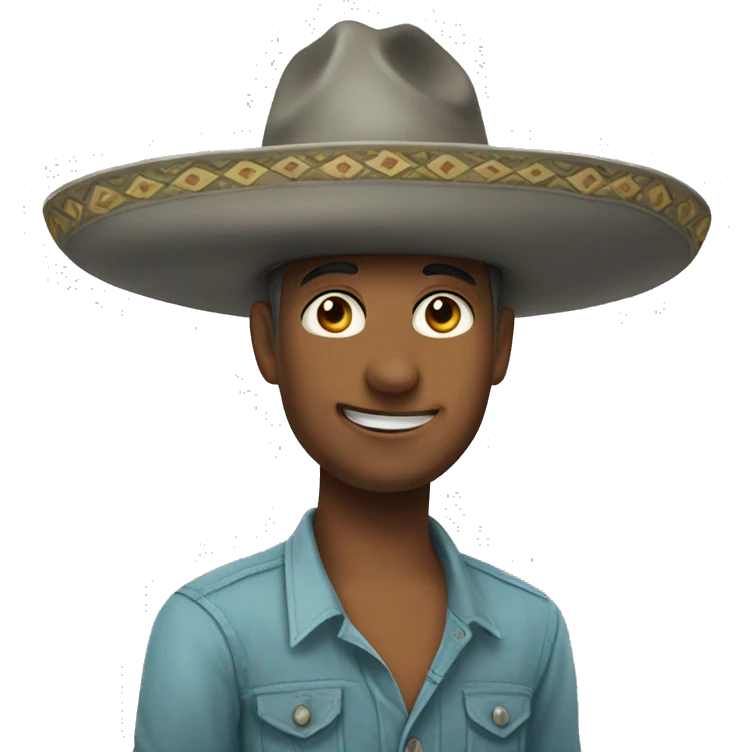 Delfín con sombrero emoji