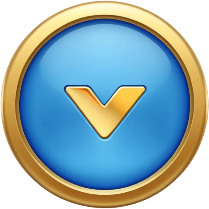 Blue verification badge emoji