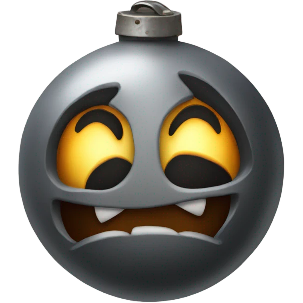 a Cartoon style bomb emoji