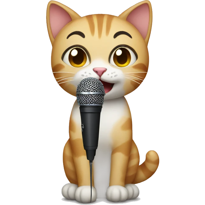 karaoke cat emoji