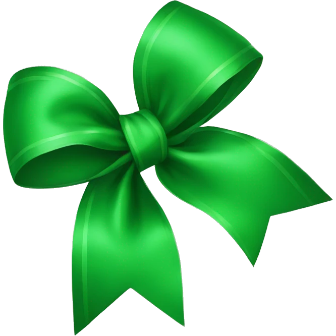 green bow emoji