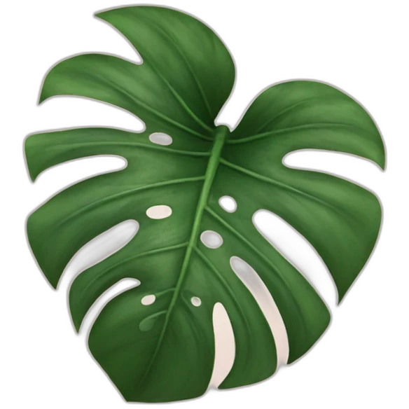 monstera leaf emoji