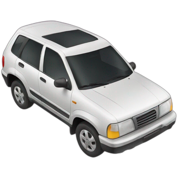 car with a hat emoji