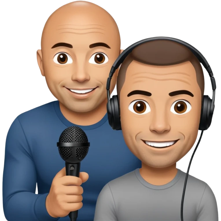 generate realistic detailed joe rogan podcast emoji