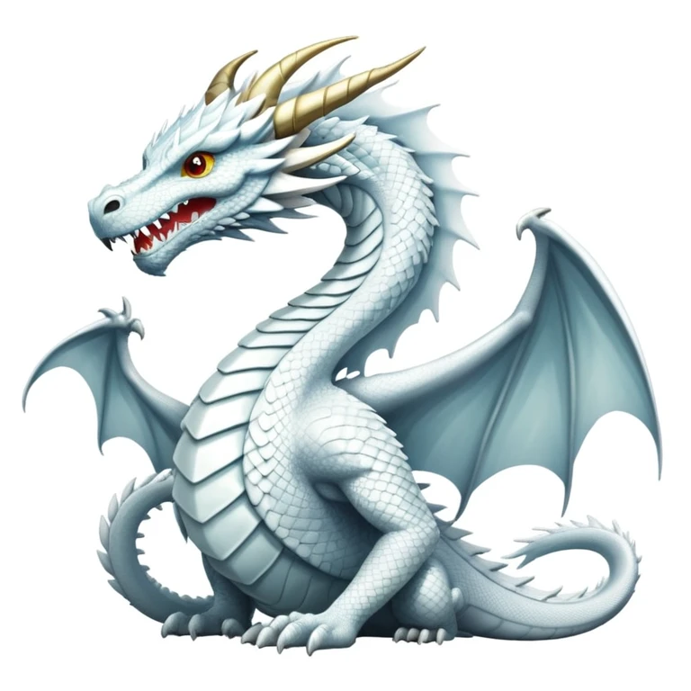 white dragon emoji