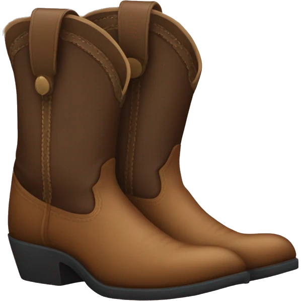 Cowboy boots emoji