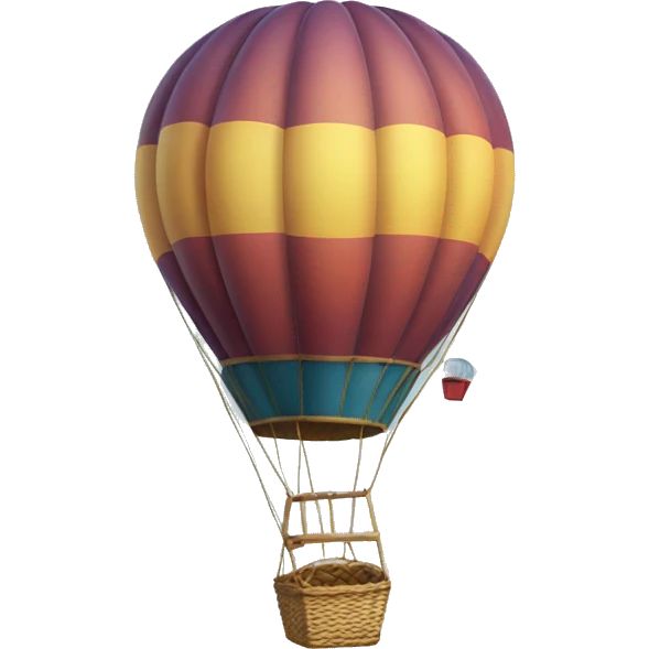 Hot air balloon emoji