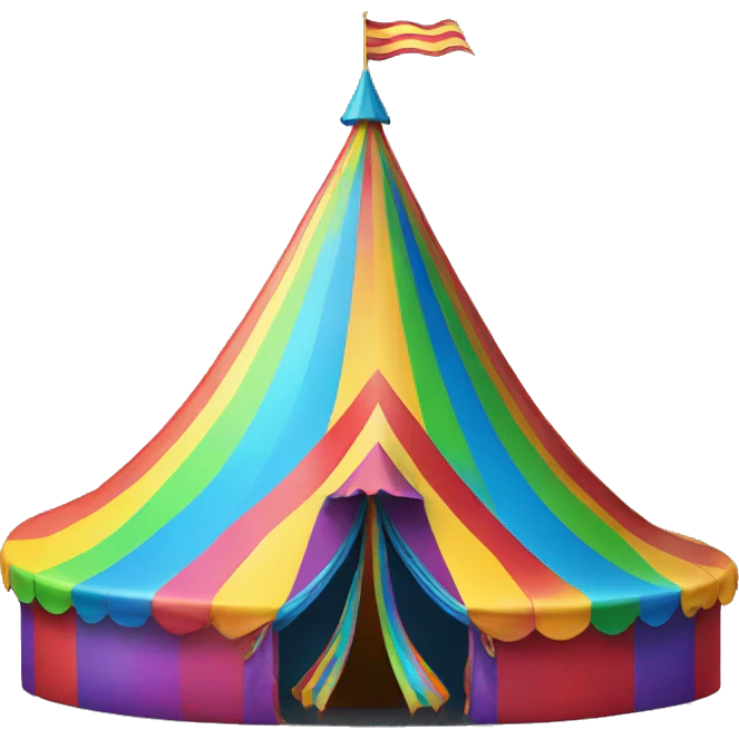 rainbow big top emoji