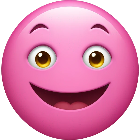 smiley with pink hart eyes emoji