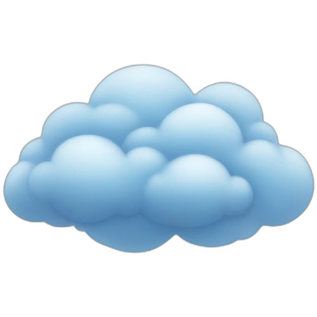 Cloud emoji