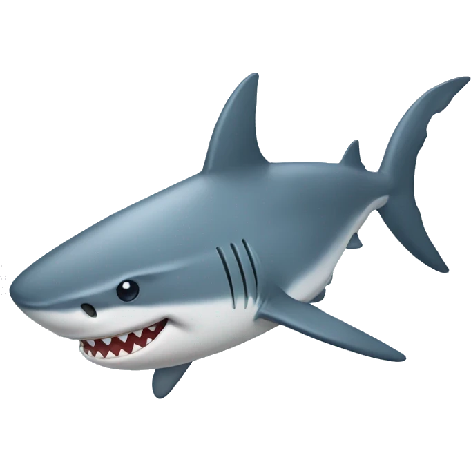 shark with a bow on its head emoji