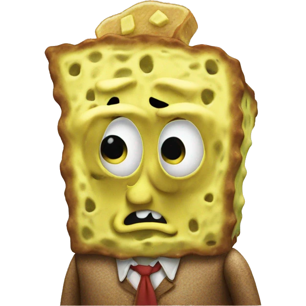 SpongeBob crying emoji