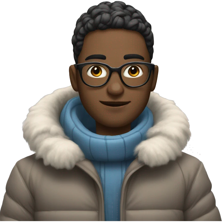 Beautiful winter vibe emoji