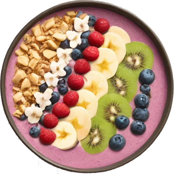 Smoothie bowl emoji