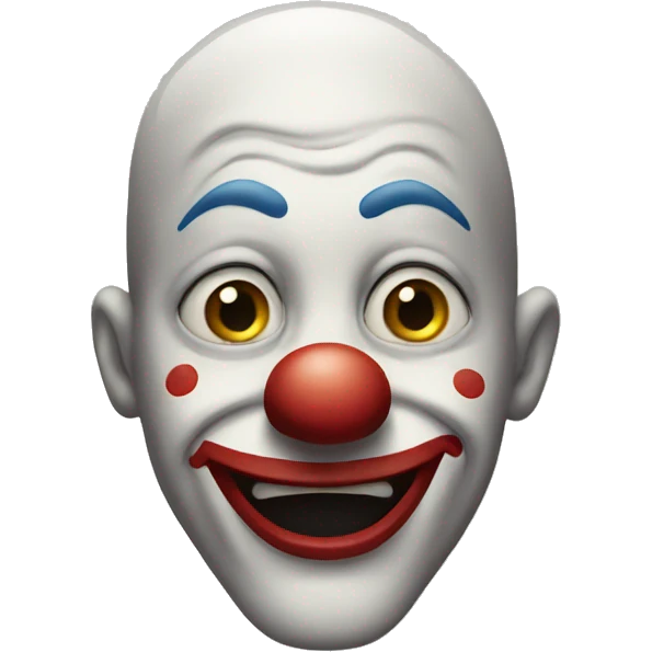 Crying clown emoji