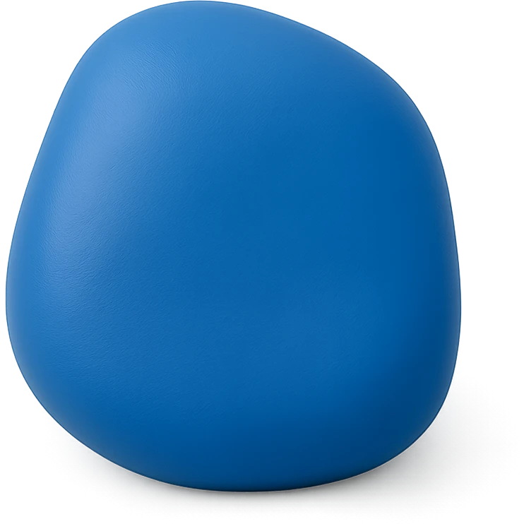 blue object emoji