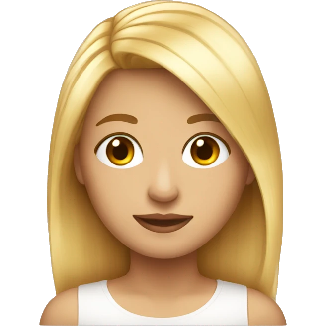 Una peluquera rubia emoji