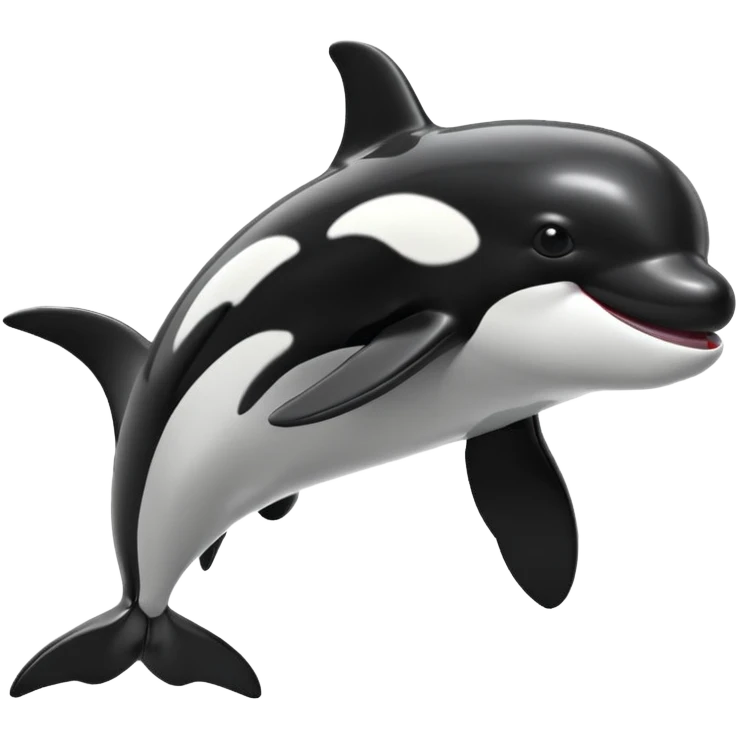 3d style orca emoji