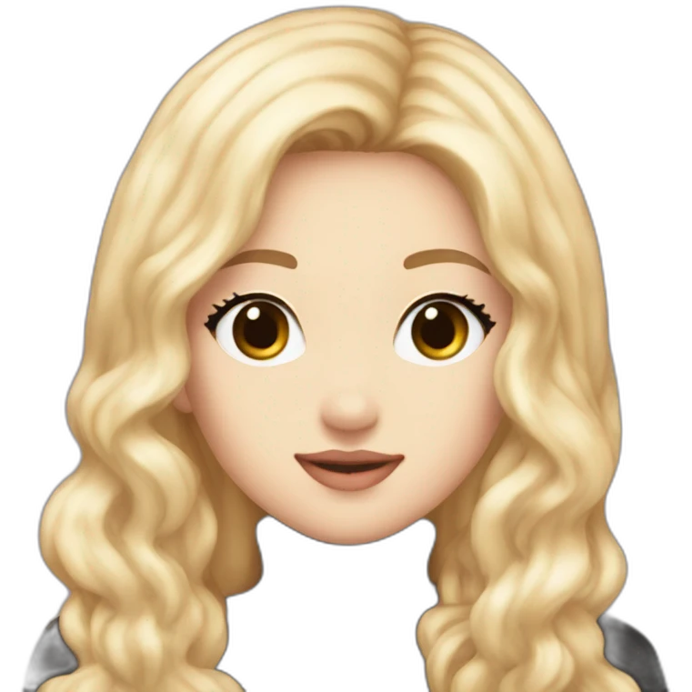 blackpink-rose-with-blonde-hair emoji