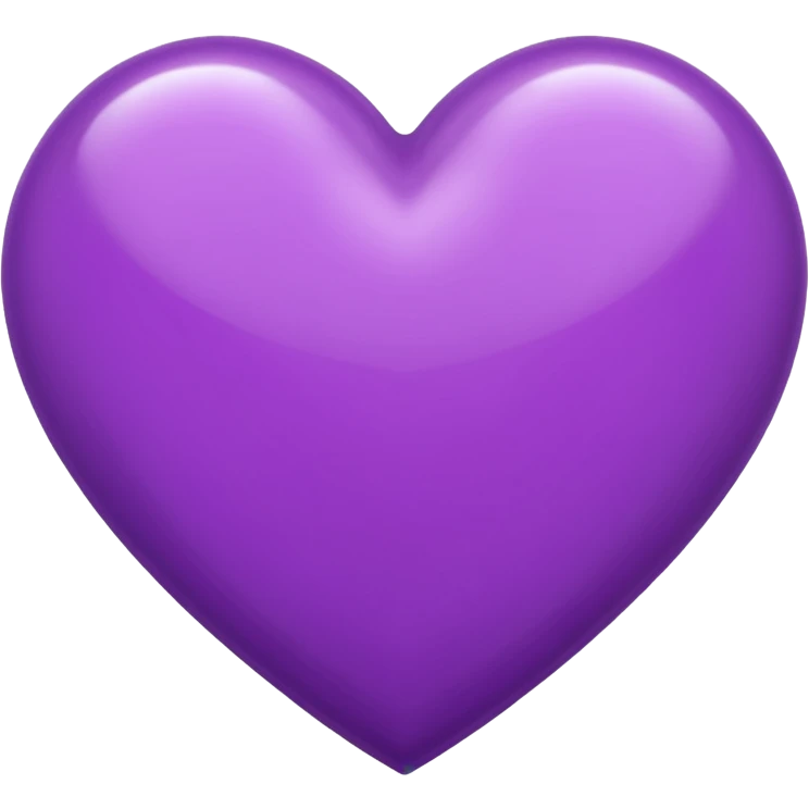 Purple Heart in this shape ❤︎‬ ⁣ emoji