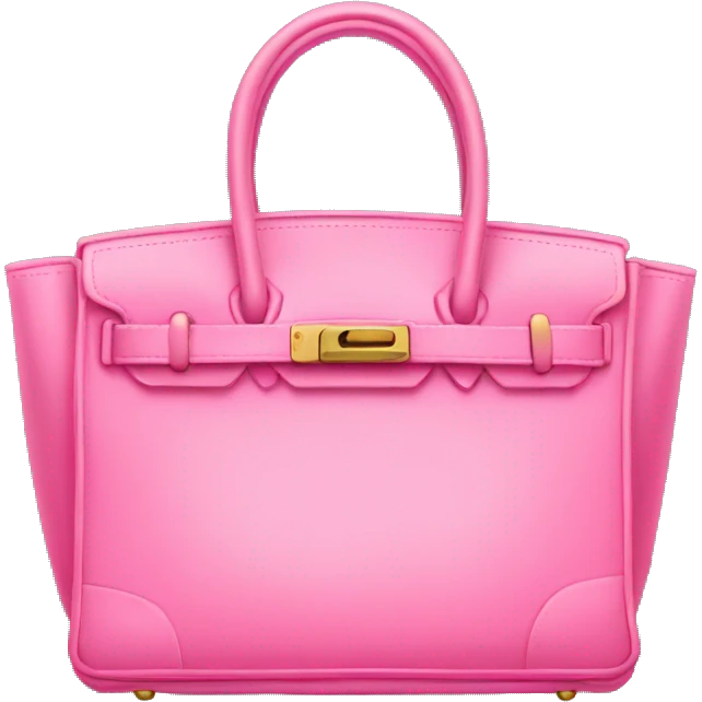 Pink Birkin bag emoji