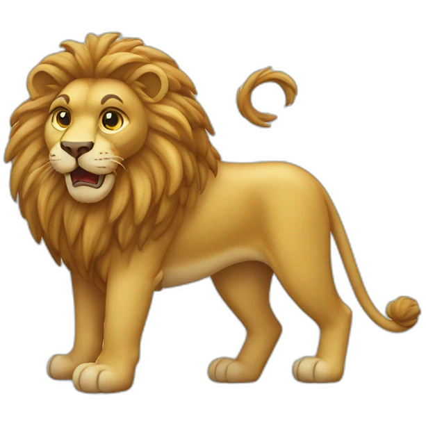 czech lion with two tails emoji