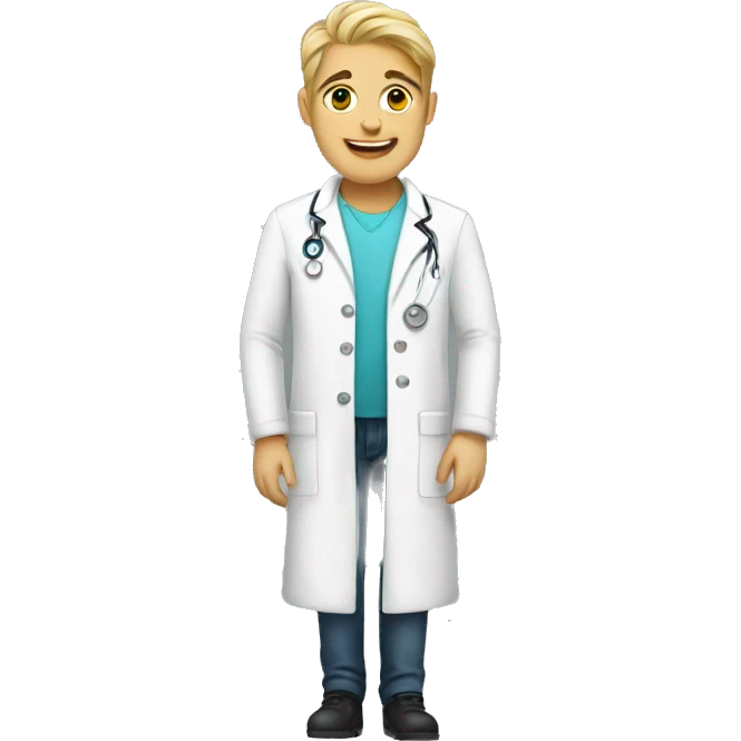 white coat emoji