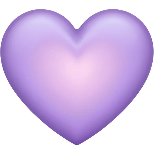 pastel purple heart emoji