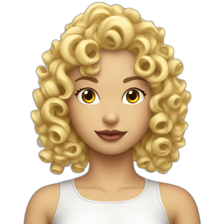 curly-blonde-latex-catsuit emoji