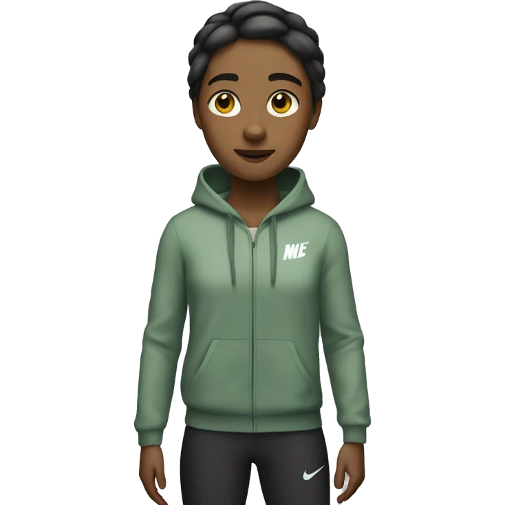 Me in Nike clothes  emoji