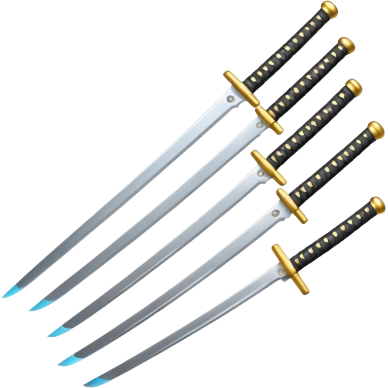 Las tres katanas emoji