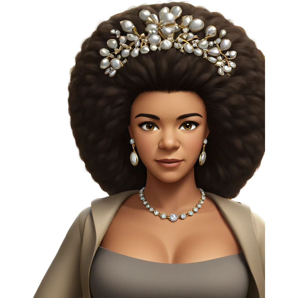 girl in jewelry portrait emoji