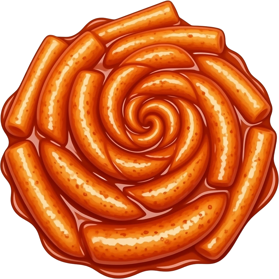rose tteokbokki emoji