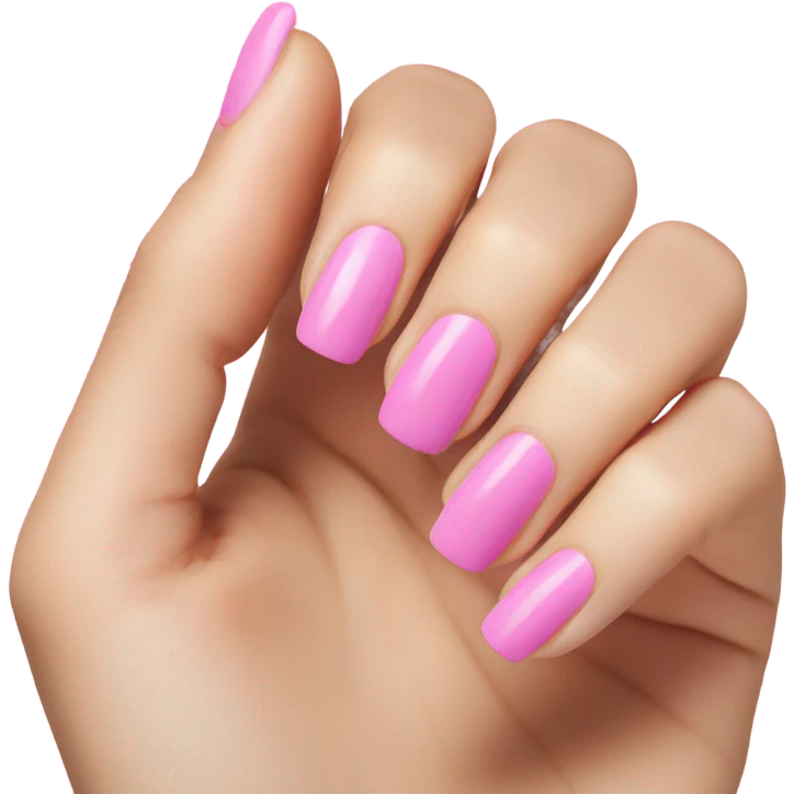 pink nails emoji